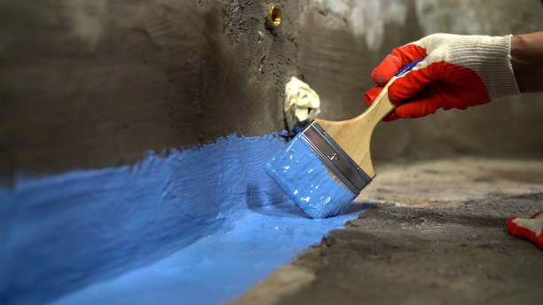 Commercial Waterproofing project at a Centerburg, OH business property by SJ Waterproofing Pros
